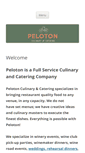 Mobile Screenshot of pelotoncatering.com